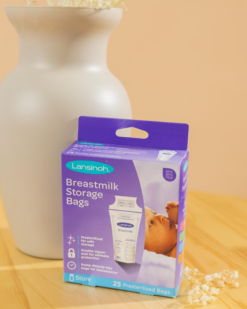 Bolsas para Almacenamiento de Leche Materna x 25