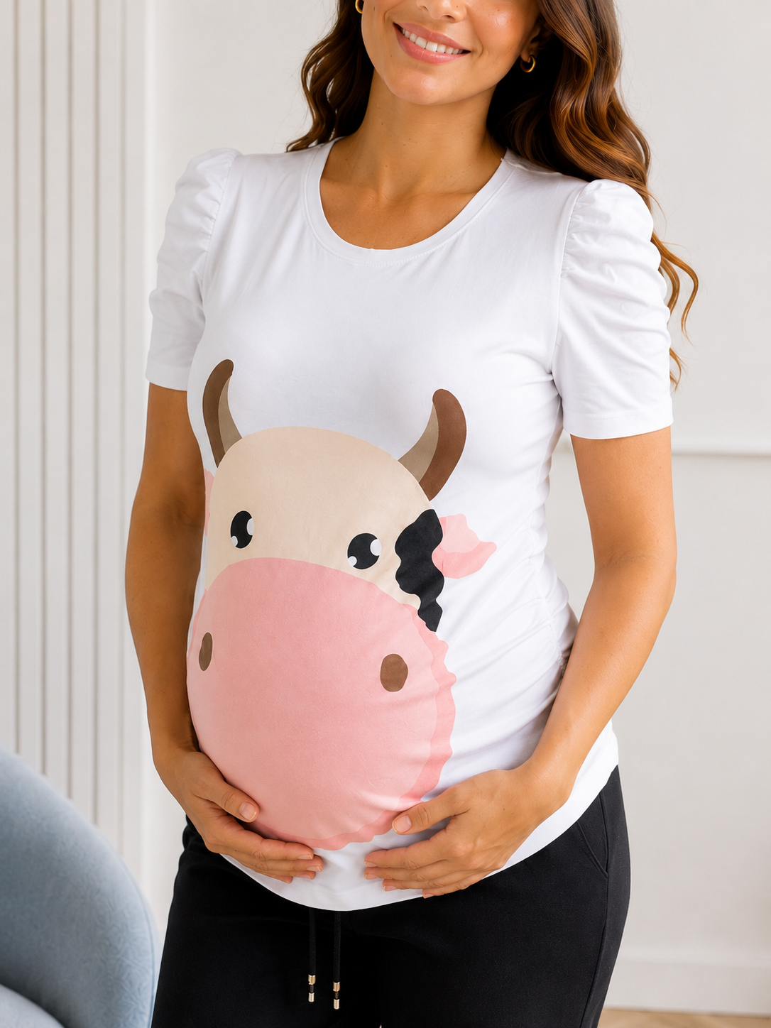 Camiseta Materna Estampada Funny Farm