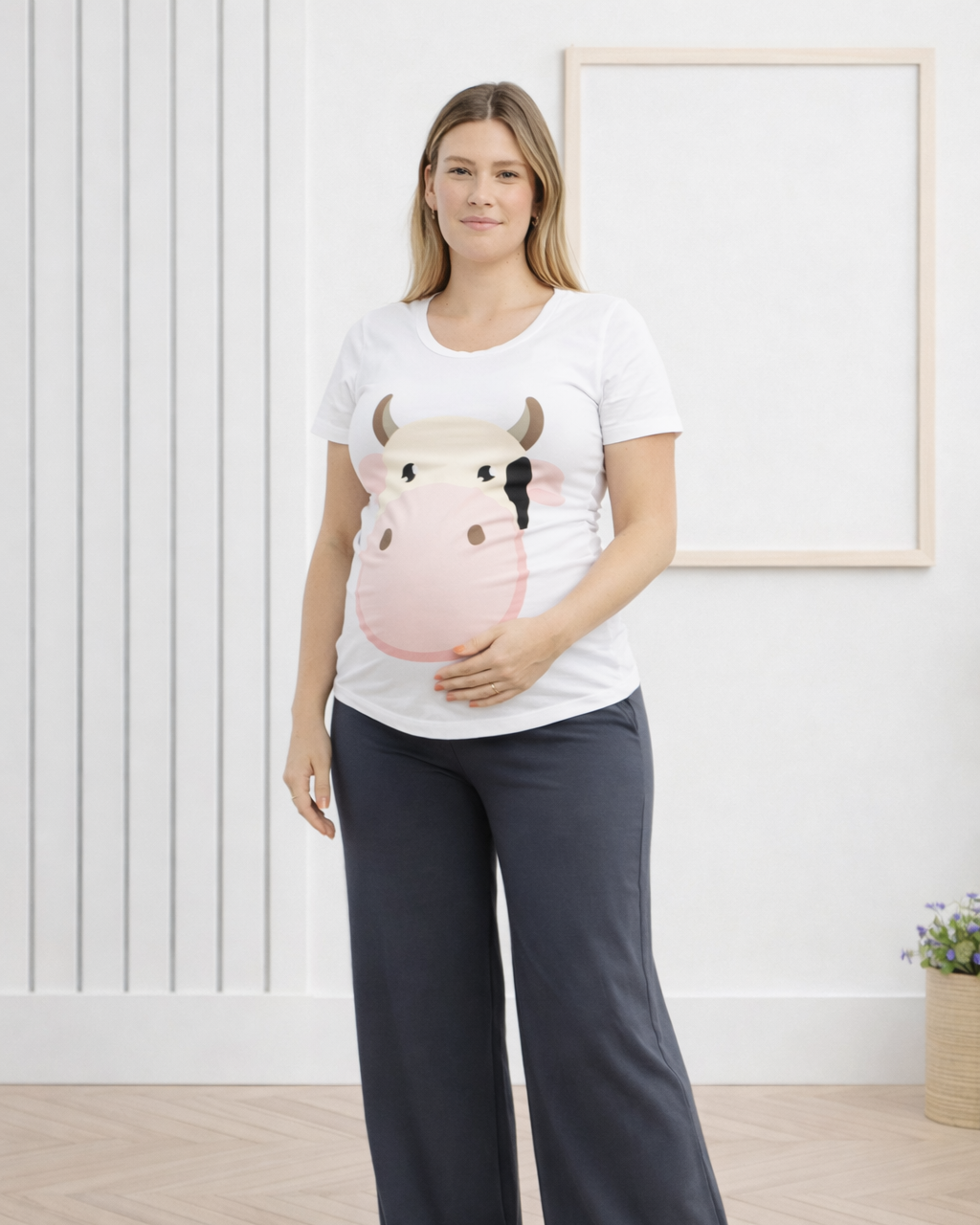 Camiseta Materna Estampada Funny Farm