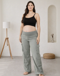 Pantalón Materno Cargo de Bota Recta