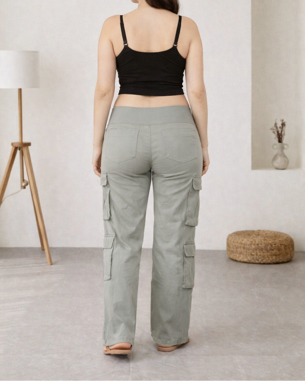 Pantalón Materno Cargo de Bota Recta