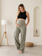 Pantalón Materno Cargo de Bota Recta