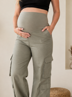 Pantalón Materno Cargo de Bota Recta