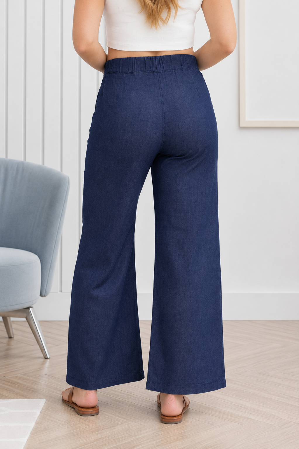 Pantalón Materno Denim Antonella