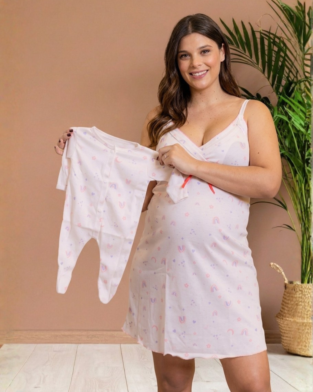 Pijama Materna Dúo Bebé