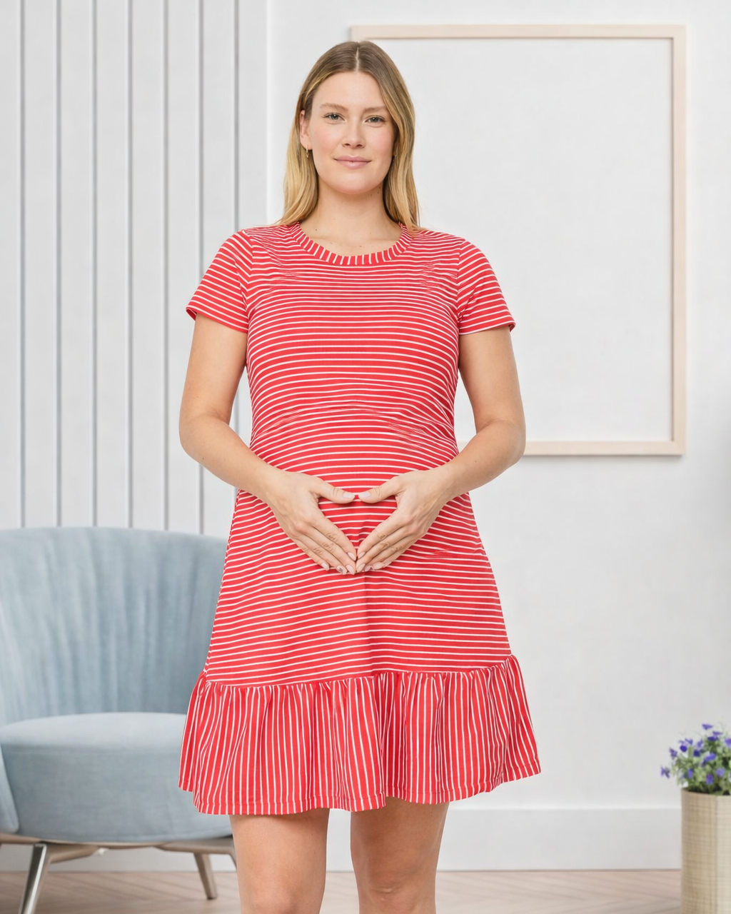 Vestido Materno y de Lactancia Soft Touch
